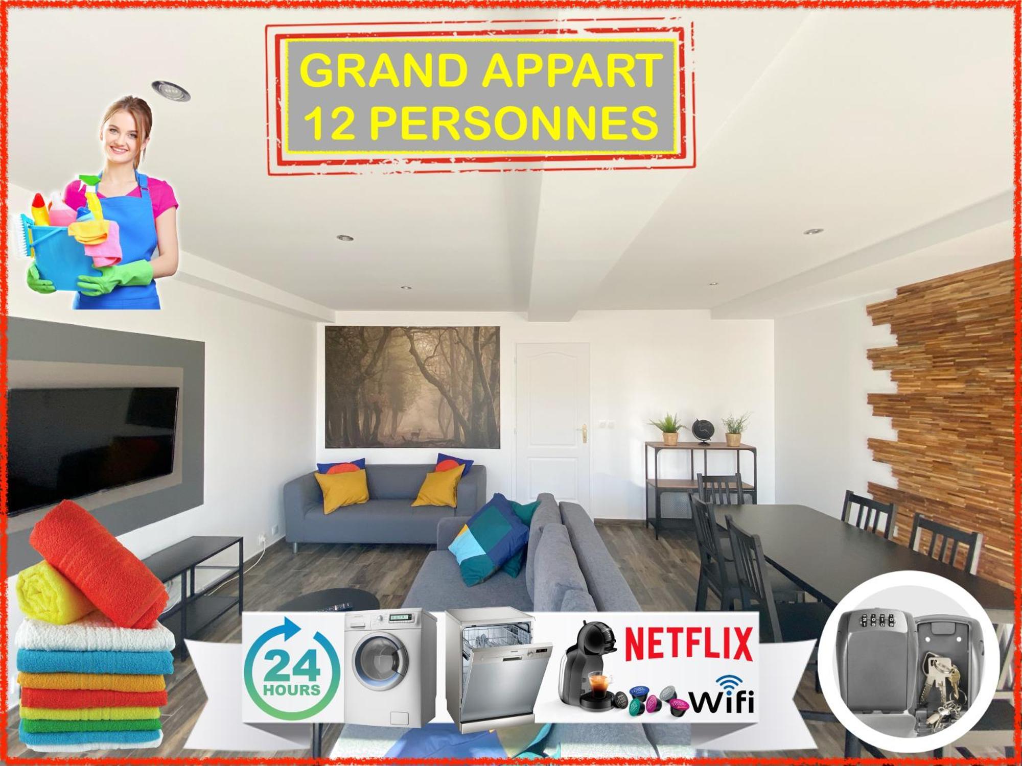 22 Chic & Cosy Grand Appart 92M2 Parking Gratuit Hypercentre Netflix Saint-Etienne  Bagian luar foto