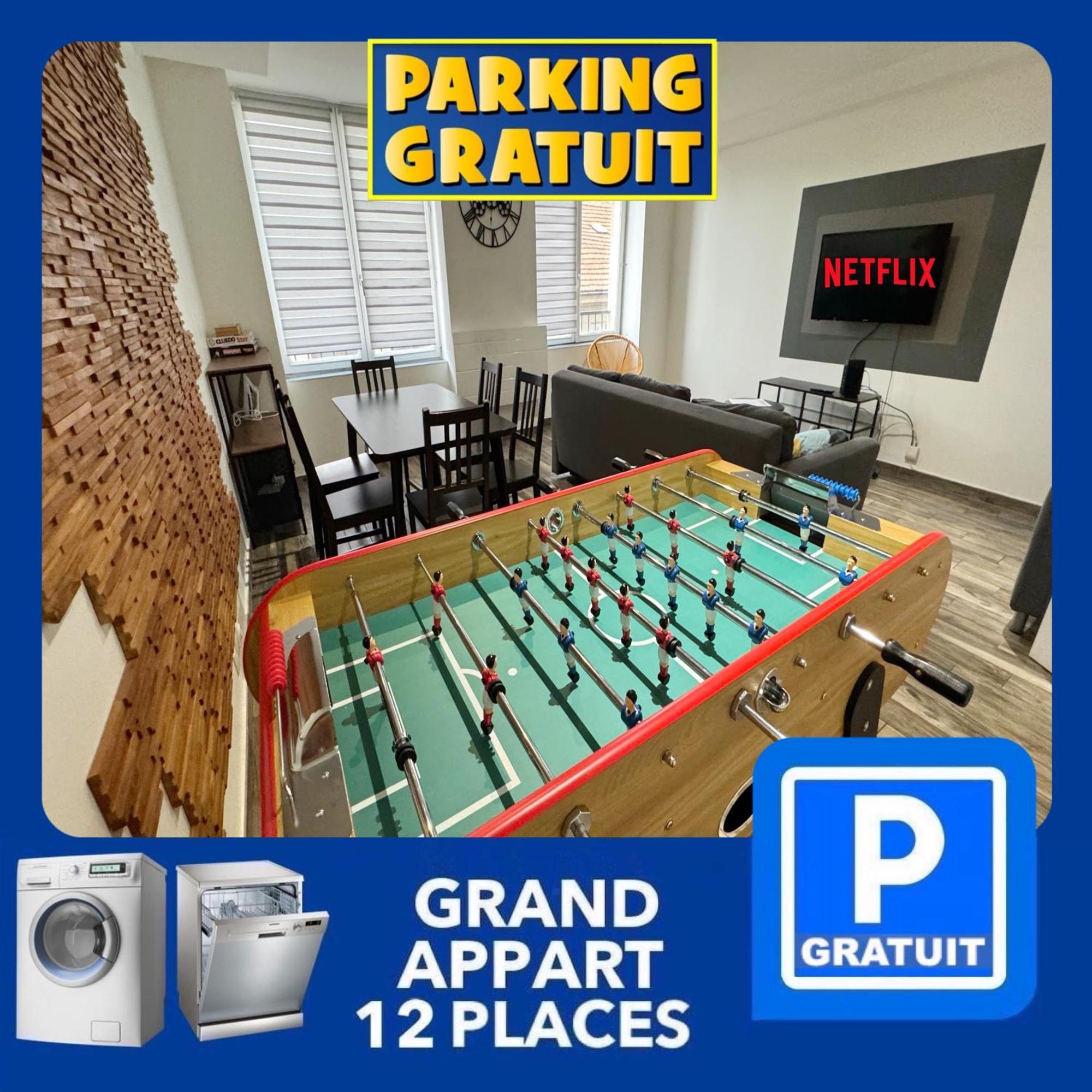 22 Chic & Cosy Grand Appart 92M2 Parking Gratuit Hypercentre Netflix Saint-Etienne  Bagian luar foto